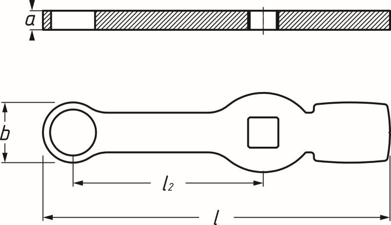 HAZET 2872-E20 Slogging Ring Wrench