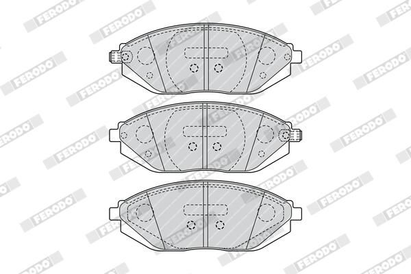 FERODO FDB4669 Brake Pad Set, disc brake
