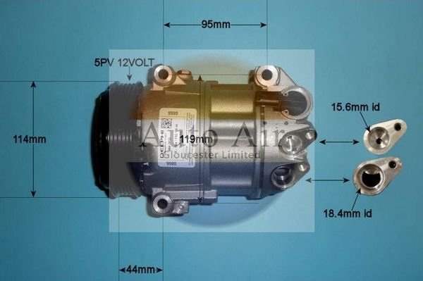 Auto Air Gloucester Compressor, air conditioning 14-2069