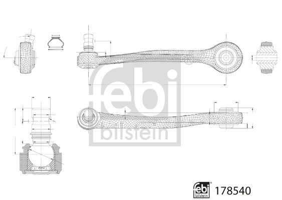 FEBI BILSTEIN 178540 Control/Trailing Arm, wheel suspension