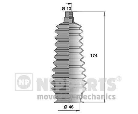 NIPPARTS gumiharang készlet, kormányzás N2848009