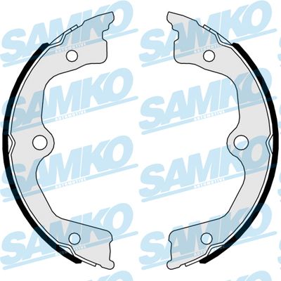 Комплект гальмівних колодок, стоянкове гальмо, Samko 81114