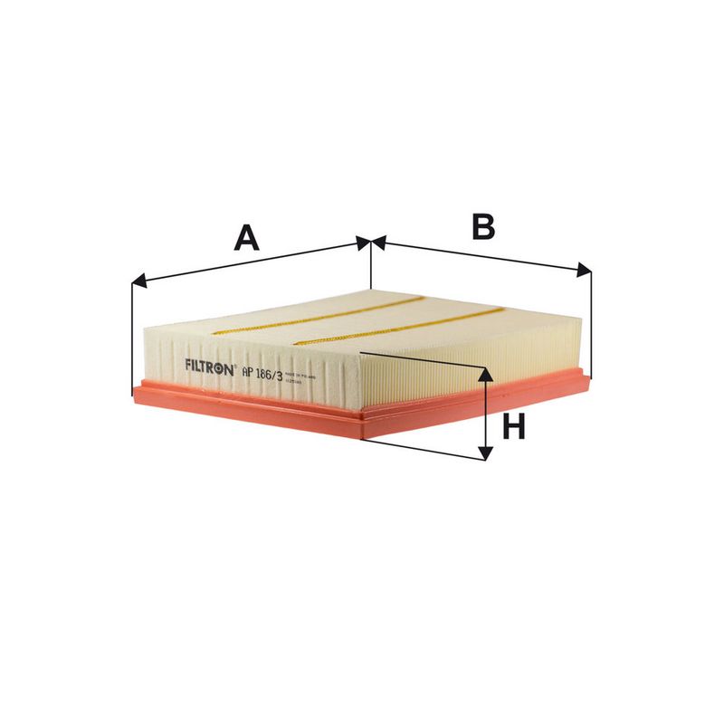 Õhufilter, FILTRON AP 186, 3
