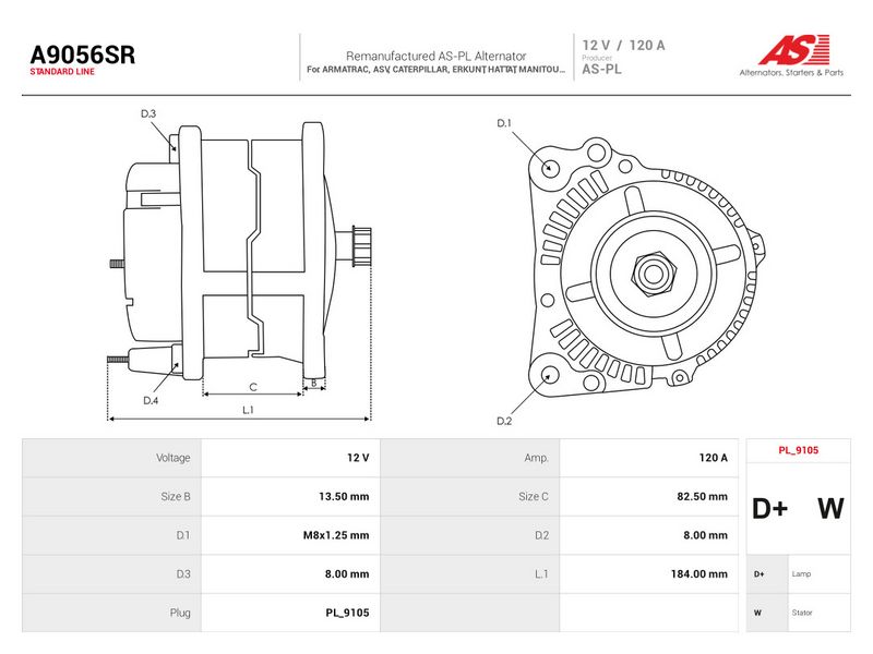 This part match OEM code: 714-40156
