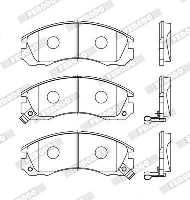 FERODO Plaquettes de frein à disque FDB765