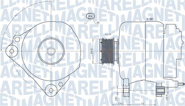 Генератор, Magneti Marelli 063731810010