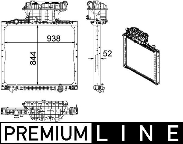 Product Image - Radiateur - CR1167000P - MAHLE