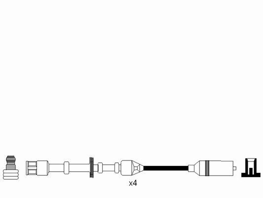 NGK 0967 Ignition Cable Kit