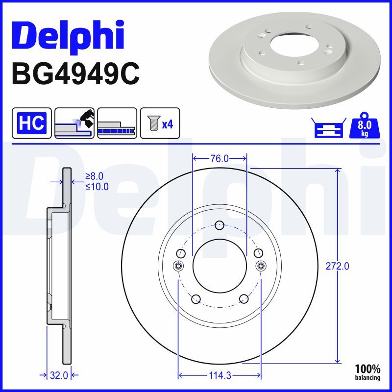 Piduriketas, DELPHI BG4949C