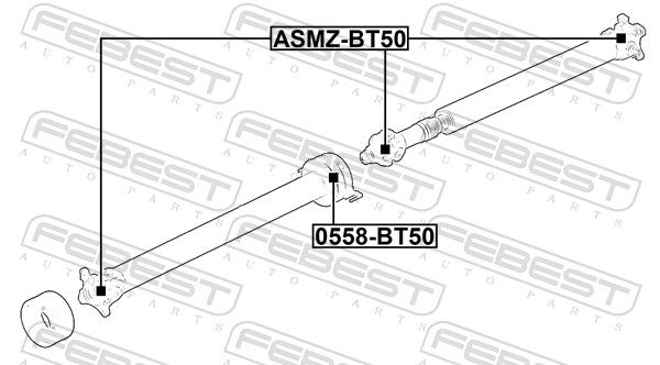 This part match OEM code: U5A2-25-100B