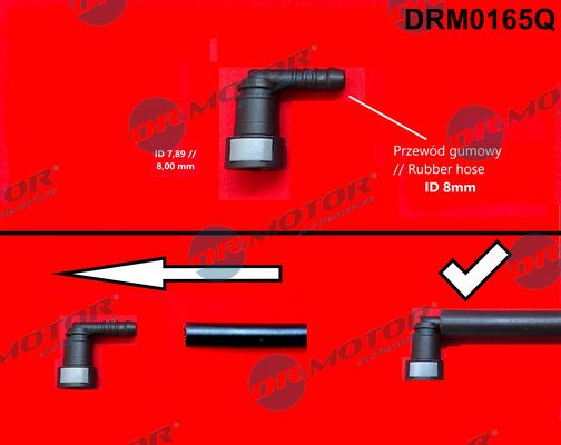 Шланговий з’єднувач, паливний шланг, Dr.Motor DRM0165Q