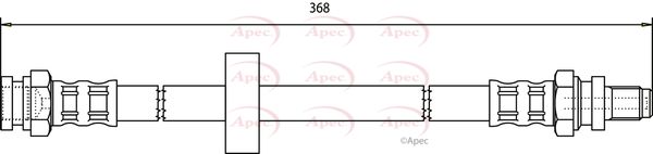 APEC Brake Hose HOS3598