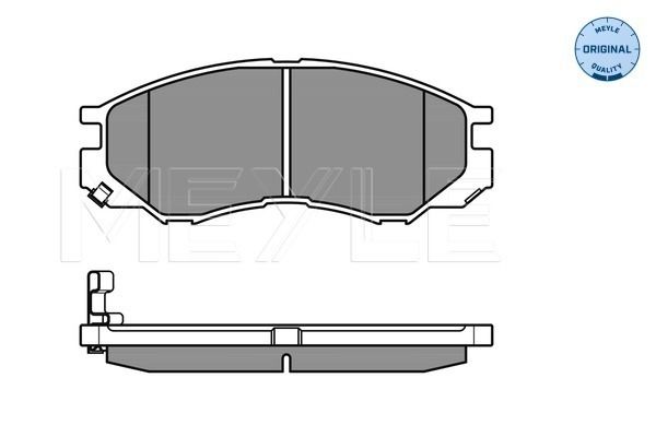 MEYLE 025 232 9015/W Brake Pad Set, disc brake