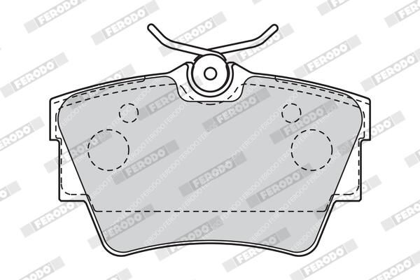 FERODO FVR1516 Brake Pad Set, disc brake