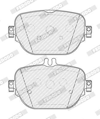 FERODO FDB5287 Brake Pad Set, disc brake