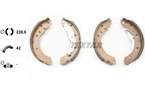 TEXTAR 91044000 Brake Shoe Set