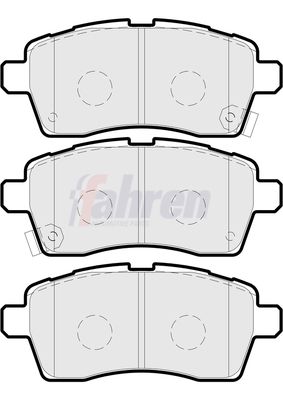 Fahren Brake Pad Set, disc brake FBP3929