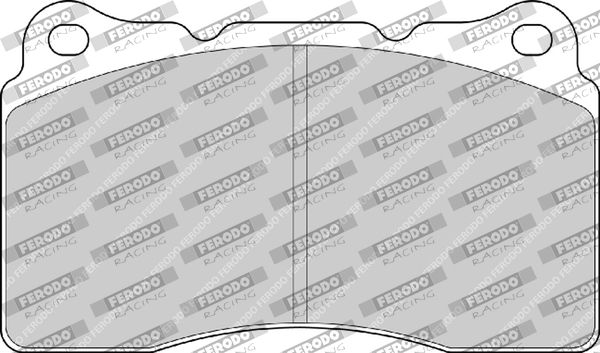 Комплект гальмівних накладок, дискове гальмо, Ferodo FRP3067H