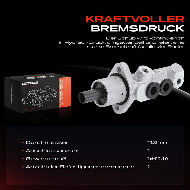 Frankberg 5481FB0025102 Brake Master Cylinder