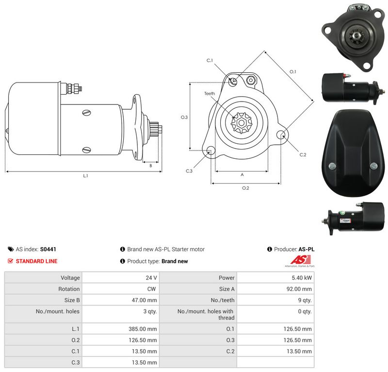 AS-PL S0441 Starter