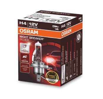 Лампа H4 12V 60W P43t FS Silverstar 2.0 NIGHT BREAKER SILVER