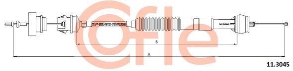 Тросовий привод, привод зчеплення, Cofle 11.3045