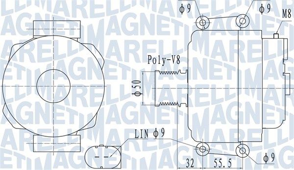 MAGNETI MARELLI generátor 063732055010