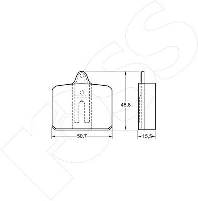 1-GNC R-064 - Brake Pad Set, disc brake