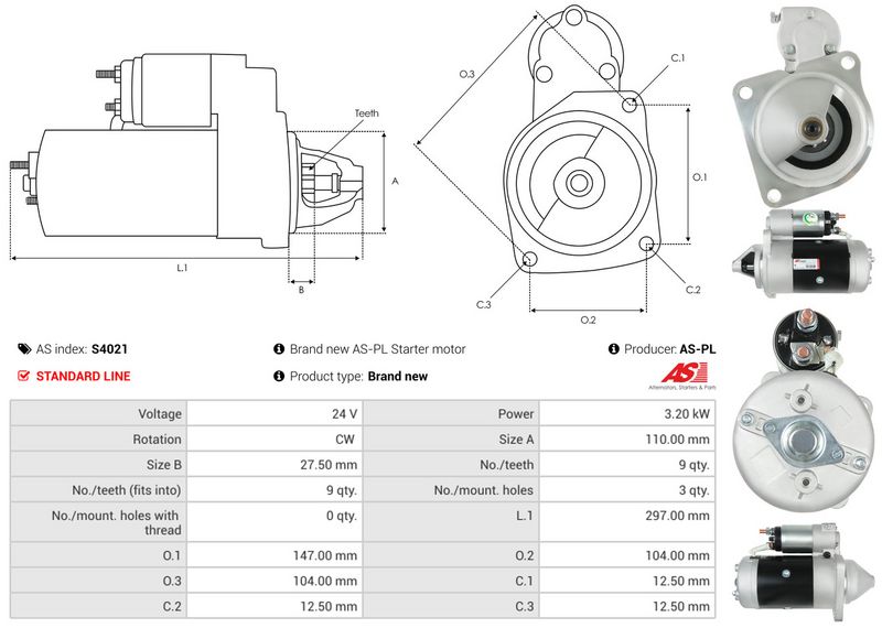 AS-PL S4021 Starter