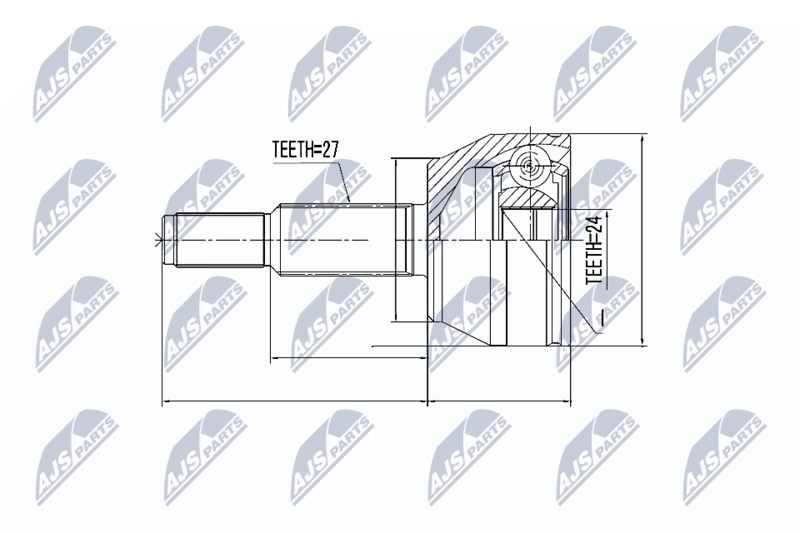 Liigendlaager, veovõll, NTY NPZ-FR-048