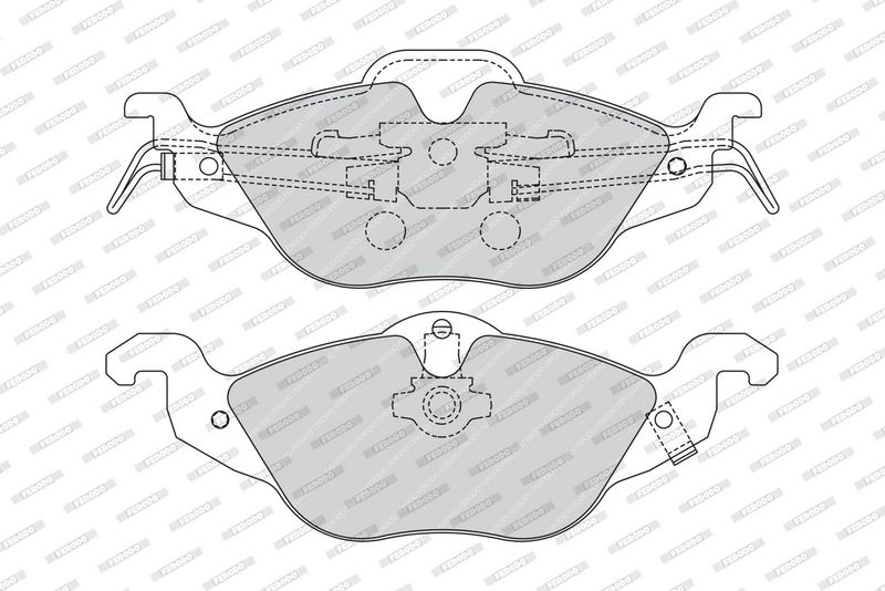 FERODO Plaquettes de frein à disque FDB1293