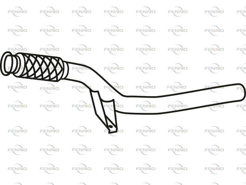 FENNO P49054 - Exhaust Pipe