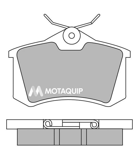 MOTAQUIP fékbetétkészlet, tárcsafék LVXL257
