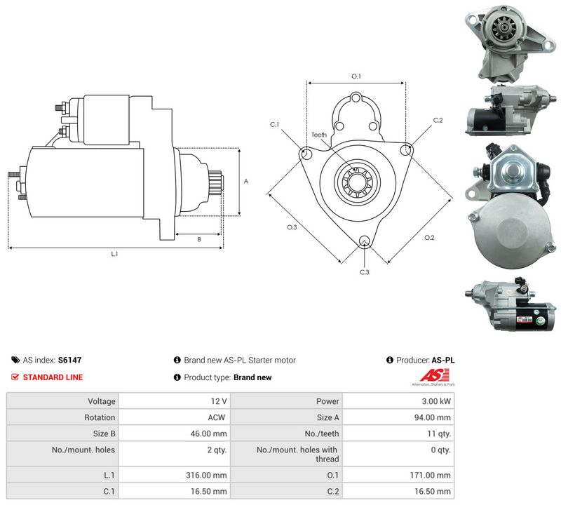 AS-PL S6147 Starter