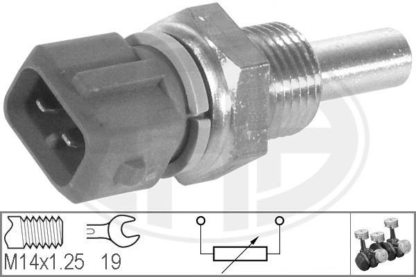 ERA érzékelő, hűtőfolyadék-hőmérséklet 330134