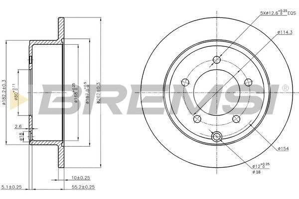 This part match OEM code: 5105515AA