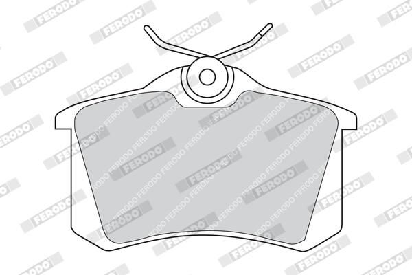 FERODO FDB541 Brake Pad Set, disc brake