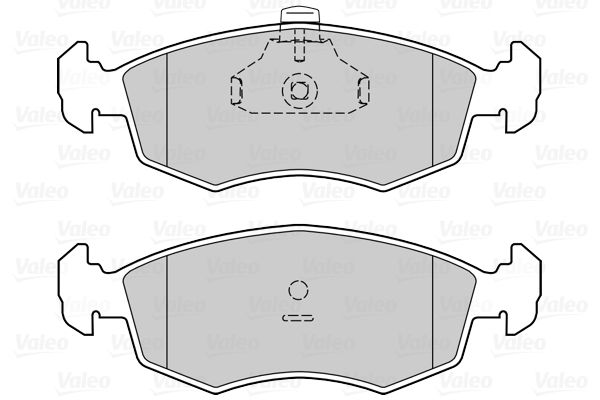 Комплект гальмівних накладок, дискове гальмо, Valeo 302329