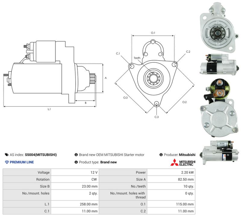 AS-PL S5004(MITSUBISHI) REINZ Control/Trailing Arm, wheel suspension