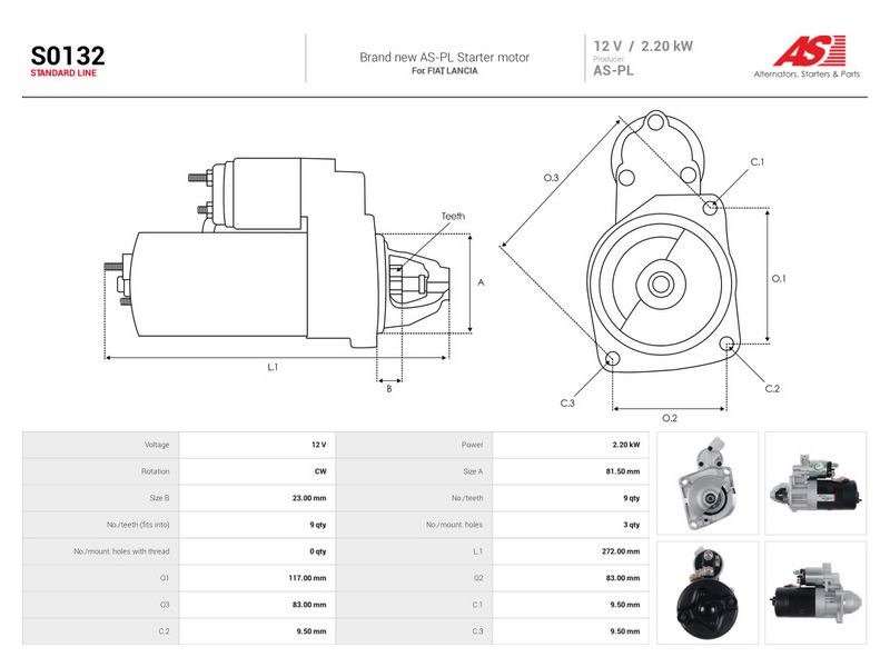 Starter, AS-PL S0132