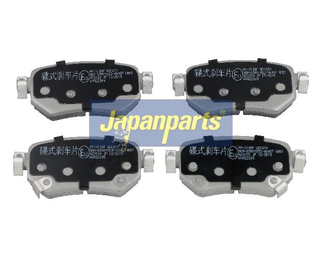 set placute frana,frana disc JAPANPARTS PP-319AF