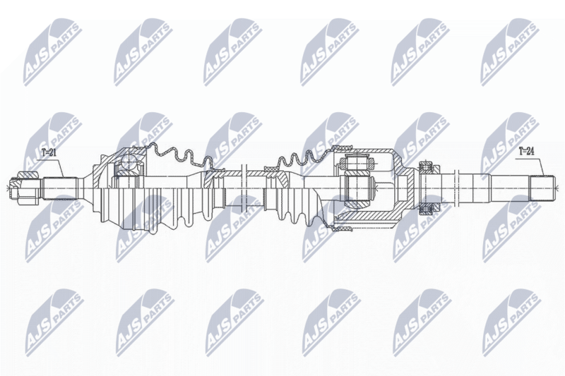 NTY hajtótengely NPW-CT-135