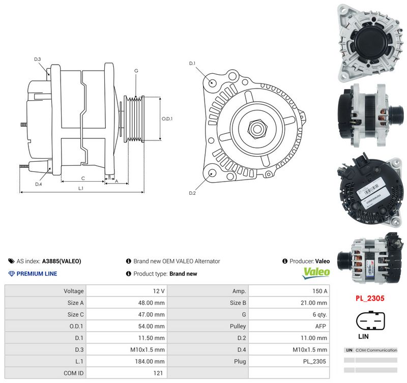 This part match OEM code: 2306021