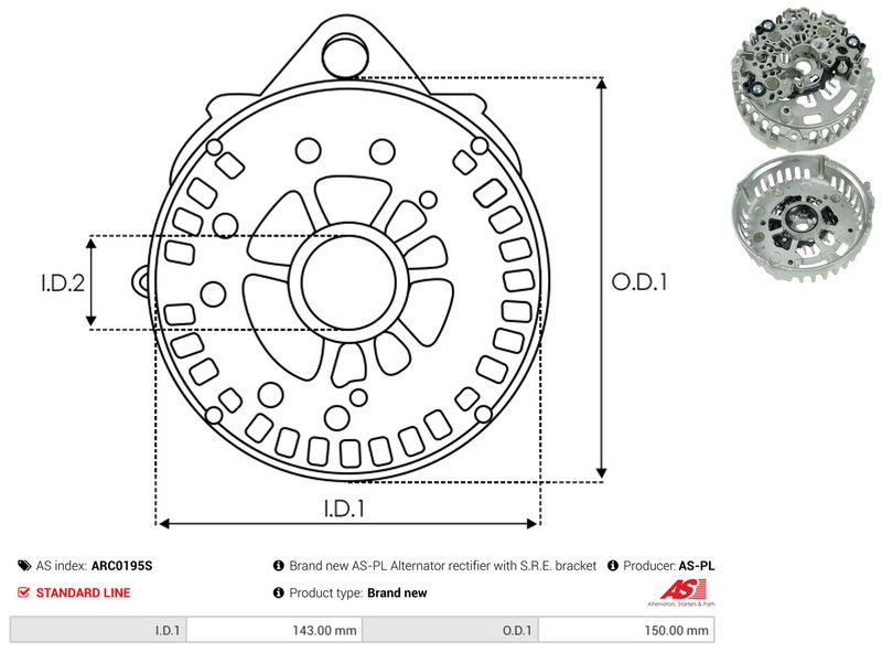 Seadistaja, generaator, AS-PL ARC0195S