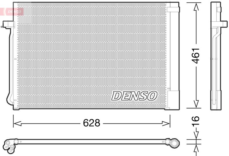 DENSO kondenzátor, klíma DCN05013
