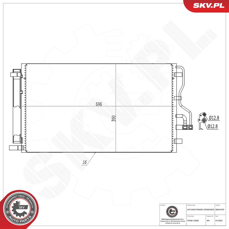 Kondensaator, kliimaseade, ESEN SKV 86SKV370