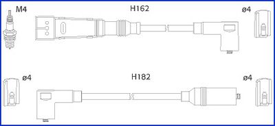 Комплект проводів високої напруги, Hitachi 134785