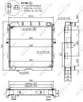 NRF 52139 Radiator, engine cooling