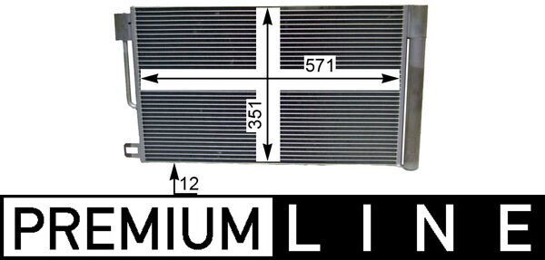 Product Image - Condensor, airconditioning - AC367000P - MAHLE