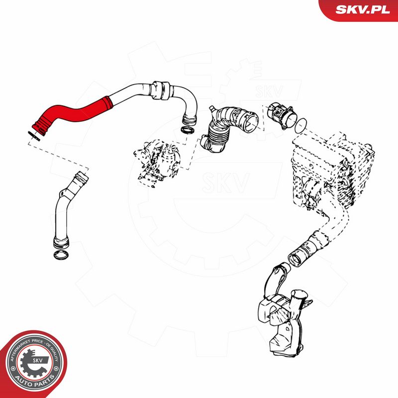 ESEN SKV 24SKV684 - Charge Air Hose